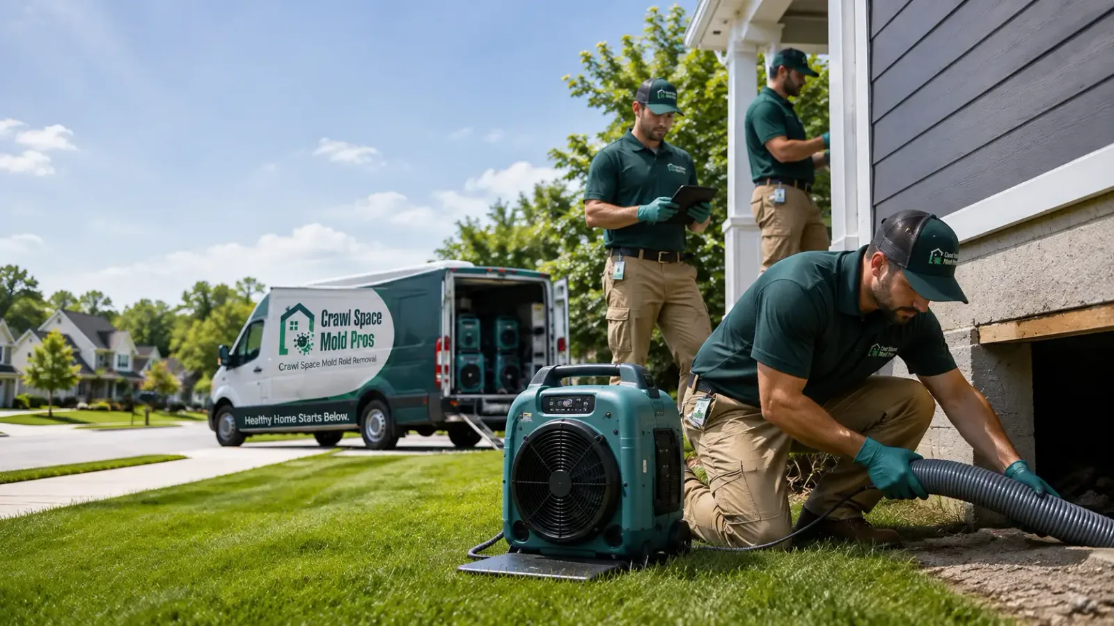 Crawl Space Mold Removal in Galway, NY